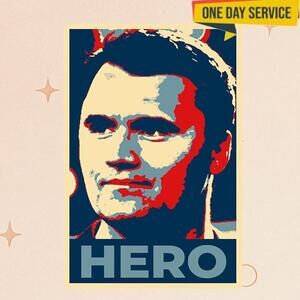 Charlie Kirk Hero New Poster